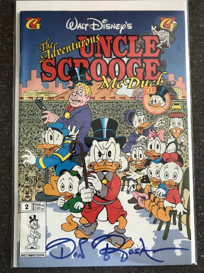 Walt Disneys The Adventurous Uncle Scrooge #2 Gladstone SIGNED BY ARTIST DON ROSA