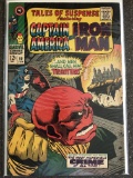 Tales of Suspense Comic #90 Marvel Silver Age 1967 RED SKULL COVER 12 Cents Captain America