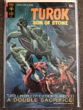 Turok Son of Stone Comic #74 Gold Key 1971 Bronze Age Painted Cover 15 Cents
