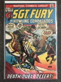 Sgt Fury and His Howling Commandos Comic 107 Marvel 1973 Bronze Age War Comic 20 Cents Gil Kane