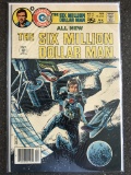 Six Million Dollar Man Comic #6 Charlton Comics 1978 Bronze Age Sci-Fi TV Show Steve Austin