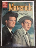 Maverick Comic #9 DELL Western Adventure 1960 Silver Age James Garner 10 Cents Jack Kelly