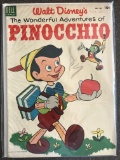 Walt Disneys Pinocchio Comic DELL Four Color #545 Golden Age 1954 Movie 10 Cents