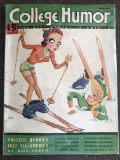 College Humor Magazine 1937 Golden Age Best Comedy in America 15 Cents