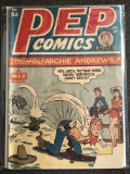 Pep Comics #54 Archie Series 1945 Golden Age Bill Vigoda Cover 10 Cents Early Archie Andrews!