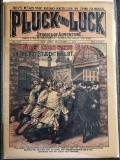 Pluck and Luck Magazine #1385 American Adventure Stories Fiction 1924 Golden Age 8 Cents