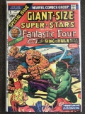 Giant Size Marvel Super-Stars #1 Fantastic Four 1974 Bronze Age Hulk Thing Battle Key First Issue