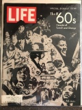 LIFE Magazine The 60s Vintage Magazine 60 Cents Special Double Issue Bagged and Boarded