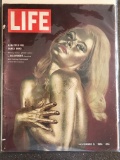 LIFE Magazine Nov 6, 1964 Vintage Magazine 35 Cents Goldfinger Shirley Eaton Cover Bagged and Boarde