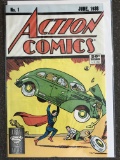 Action Comics #1 DC Comics Reprint 1988 Copper Age Superman 50 Cents Key First Issue