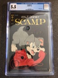 Walt Disney SCAMP Comic #1 Gold Key CGC Graded 5.5 Silver Age 1967 12 Cents Key First Issue