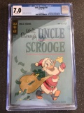 Walt Disney Uncle Scrooge Comic #40 Gold Key CGC Graded 7.0 Silver Age 1963 Key First Issue 12 Cents