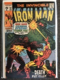 Iron Man Comic #22 Marvel 1970 Bronze Age 15 Cents Key Death of Janice Cord Archie Goodwin