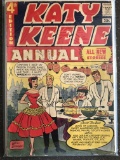 Katy Keene Annual Comic #4 Archie Series 1958 Silver Age Cartoon Comic Bill Woggon 25 Cents Giant