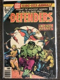 The Defenders Annual Comic #1 Marvel King-Size 1976 Bronze Age Hulk Doctor Strange 50 Cents