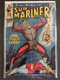 Prince Namor Sub-Mariner Comic #5 Marvel 1968 Silver Age KEY 1st Appearance Tiger Shark 12 Cents