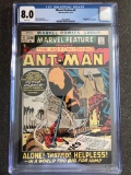 Marvel Feature Comic #4 Ant-Man 1972 Bronze Age Key Hank Pym Becomes Ant-Man Again CGC Grade 8.0