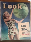 LOOK Magazine June 6, 1939 Golden Age Photo Magazine 10 Cents Article About Adolf Hilter Cover