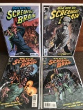 Man With The Screaming Brain Comics #1-4 SIGNED BY Actor/Writer BRUCE CAMPBELL Dark Horse Comics