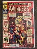 Avengers Annual Comic #1 King-Size Marvel 1967 Silver Age Roy Thomas Don Heck 25 Cents Key First Ann