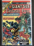 Giant Size Fantastic Four Comic #5 Marvel Comics 1975 Bronze Age With Inhumans & Black Panther Stan