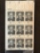 1965 Collectable US Stamps #1264 Winston Churchill Unused Block of Nine 5 Cents Stamps