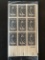 1964 Collectable US Stamps #1250 William Shakespeare Unused Block of Nine 5 Cents Stamps