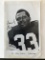 Black & White Photo Signed by John Fuqua NFL Steeler Giants 2 Time Super Bowl Champ