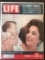 Life Magazine 1957 Elizabeth Taylor & Daughter US Missle Scramble Silver Age in Very Good Condition