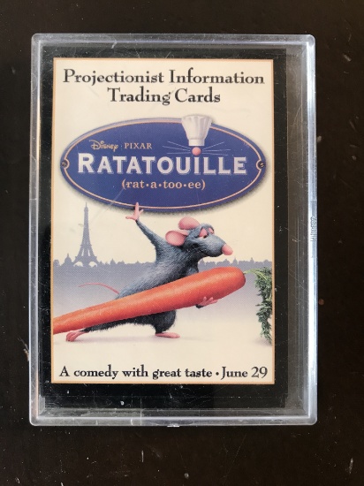 Ratatouille Movie Projector Trading Cards RARE Disney Pixar 2007