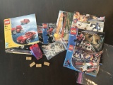 LEGO Spider Man Parts and Various Lego Instructions Plus Special Gold Bricks