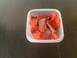 LEGO Lava Mountain Terrain Pieces in Container 27 Pieces in All Clean