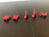 5 Lego Handcarts - Wheelbarrows - Dollys - Whatever You Want To Call These