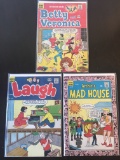3 Issues Archies Mad House #47 Betty & Veronica #122 Laugh #171 Silver Age Comics