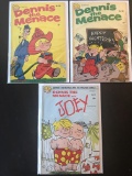 3 Issues Dennis The Menace #103 & #104 Dennis the Menace & Joey #10 Silver Age Comics
