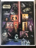 Star Wars 2007 US Postage Stamps Uncirculated Fourteen 41 Cent Stamps Collectable