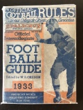Official Football Rules National Collegiate Althetic Association 1933 PB American Sports Publishing