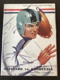 Official Program Grid Review Pittsburg Steelers Vs Cardinals 1942