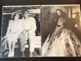 2 Black & White Mini Posters Vivien Leigh Clark Gable & Carole Lombard