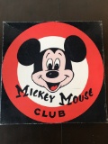 The Official Mickey Mouse Club Puzzle Circular Over 500 Pieces 1955 Springbok Walt Disney
