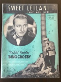 Sweet Leilani Sheet Music 1937 Golden Age Bing Crosby Waikiki Wedding Harry Owens