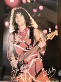 Eddie Van Halen Single Sided Rock Concert Poster 24X36 From the 1980s Guitar in Hand