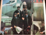 The Beatles PLANE Poster 17X23 Paul McCartney John Lennon George Harrison Ringo Starr