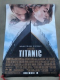Titanic Original Double Sided Theatrical Bus Shelter 4'x6' James Cameron Paramount 20th Century Fox