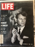 Life Magazine 1966 Silver Age Robert Kennedy Will he run in 68? Collectable in Protective Plastic