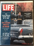 Life Magazine 1964 Silver Age New Russian Missles on Parade Collectable in Protective Plastic