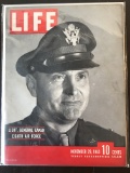 Life Magazine 1943 Golden Age General Eaker 8th Air Force Collectable in Protective Plastic