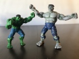 2 Figures The Hulk & Gray Hulk Loose Figures Marvel Comics