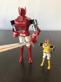 Vintage Die Cast Metal Deceptabot Transistor Robot Toys 1985 Hard to Find