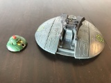 Vintage Spaceship Toy From Mattel 1980's Looks Like a Cylon Ship But Not Sure As Shown